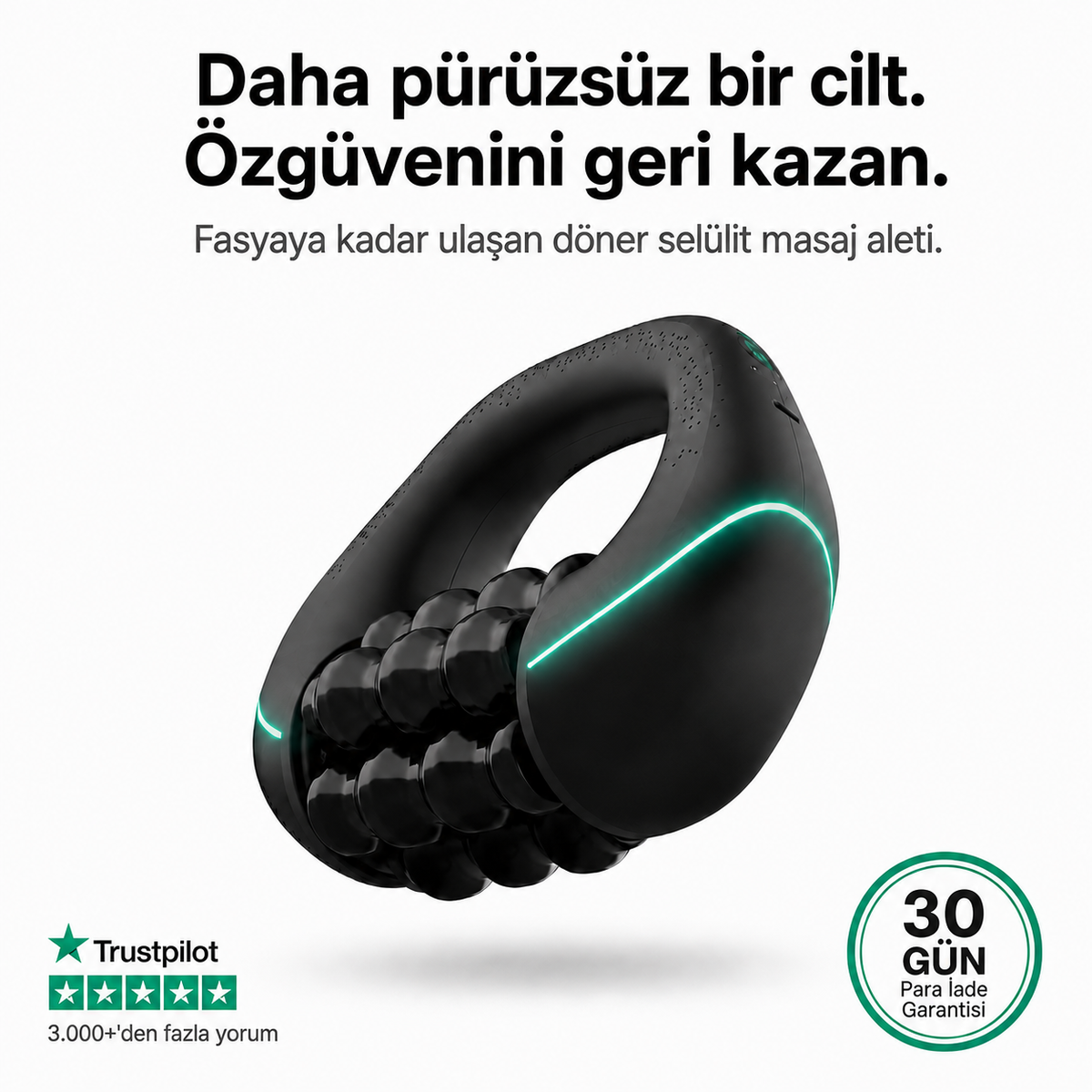 OWAYS 360° Bacak Masaj Aleti – Şarjlı & Kablosuz